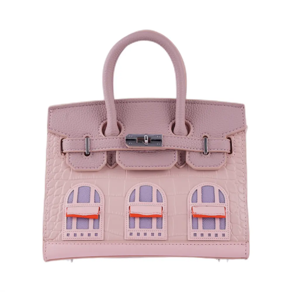 Kiara (S) - Pink Premium cowhide leather mini sling Bag for women| ladies everyday handbag| durable & stylish shoulder bag| Multi-purpose bag for work, travel, sopping - Image 4