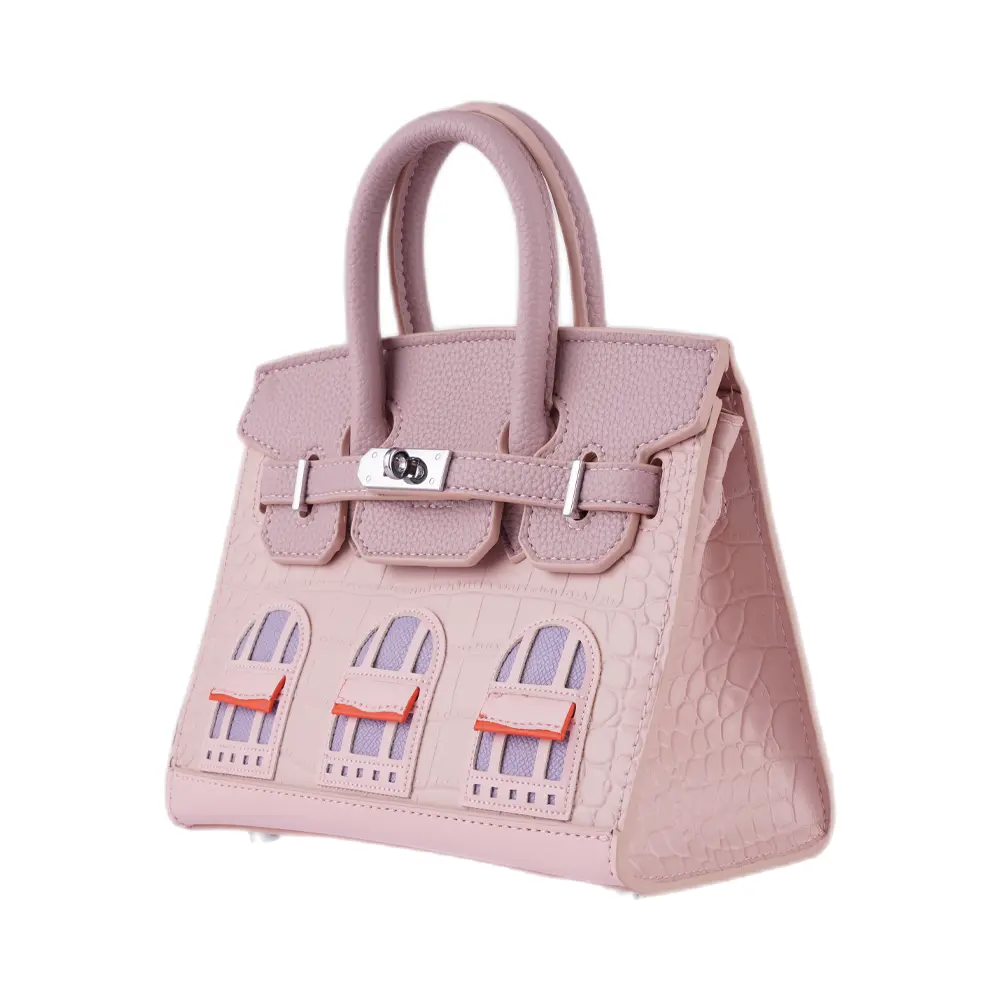 Kiara (S) - Pink Premium cowhide leather mini sling Bag for women| ladies everyday handbag| durable & stylish shoulder bag| Multi-purpose bag for work, travel, sopping - Image 5