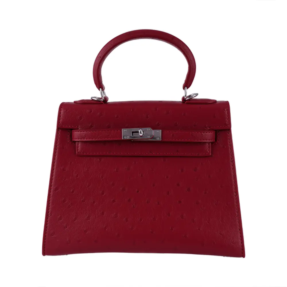 Meilin (M) - Wine Red Premium cowhide leather crossbody Bag for women| everyday handbag| durable & stylish ladies shoulder bags| Multi-purpose bags for work, travel, sopping - Image 4