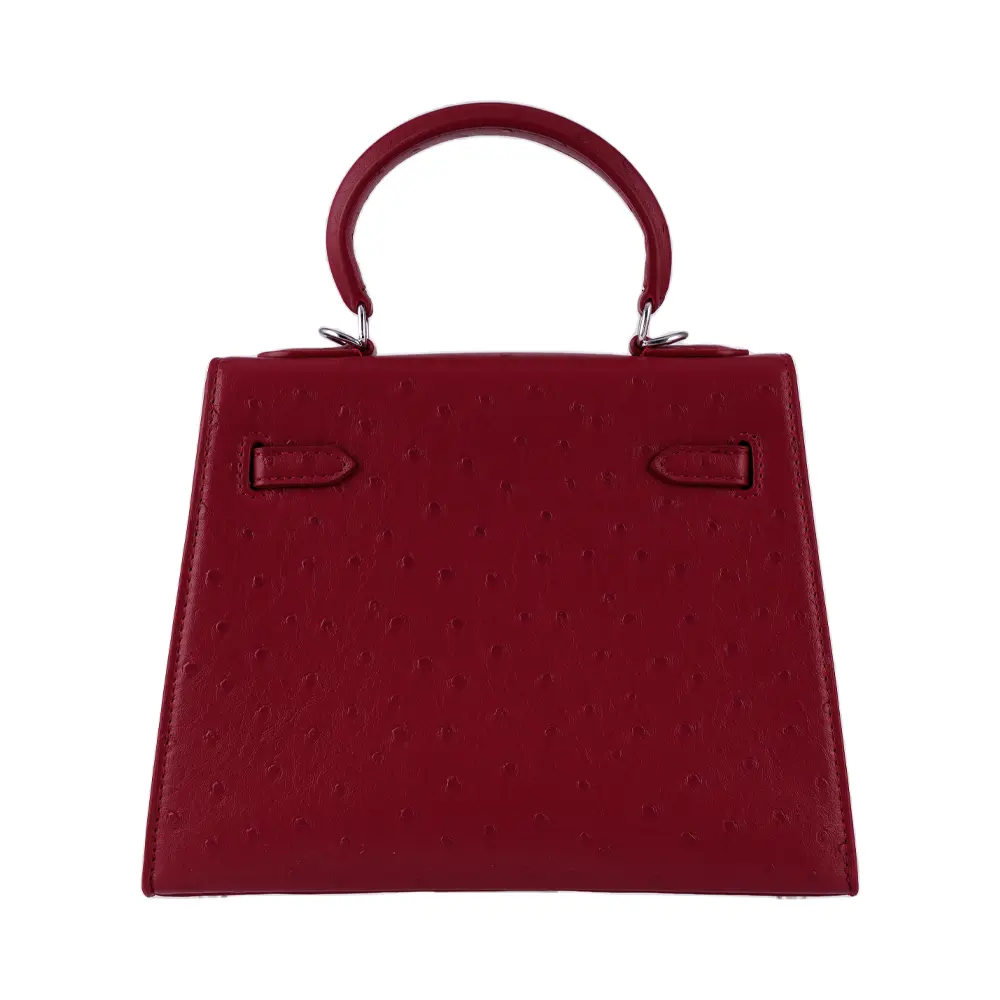Meilin (M) - Wine Red Premium cowhide leather crossbody Bag for women| everyday handbag| durable & stylish ladies shoulder bags| Multi-purpose bags for work, travel, sopping - Image 6