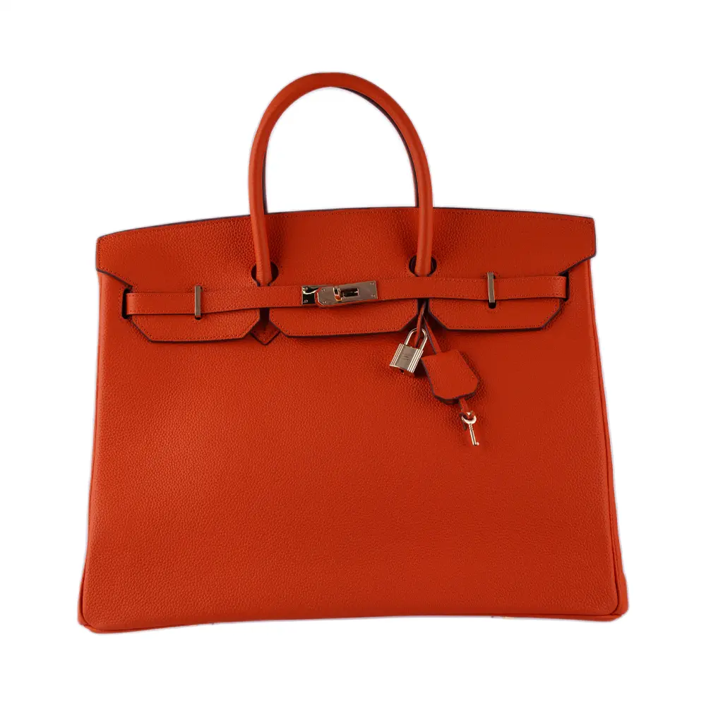 Tammara's Orange Premiun cowhide leather satchel Bag for women|Spacious everyday handbag| durable & stylish tote bags| Multi-purpose bags for work, travel, sopping - Image 5