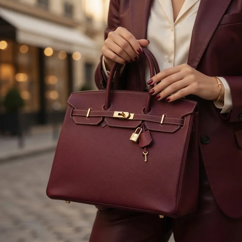 Tammara's Wine Red Premiun cowhide leather satchel Bag for women|Spacious everyday handbag| durable & stylish tote bags| Multi-purpose bags for work, travel, sopping