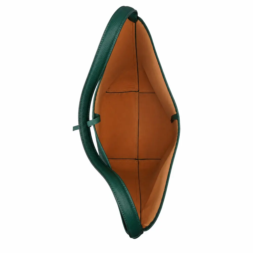 Naira - Forest Green Premium cowhide leather Tote Bag for women|Spacious everyday handbag| durable & stylish ladies shoulder bags| Multi-purpose bags for work, travel, sopping. - Image 7