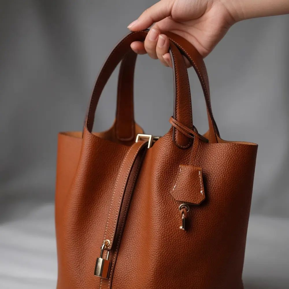 Shiori(L) - Tan Premium cowhide leather Hobo Bag for women| spacious everyday handbag| durable & stylish ladies shoulder bag| Multi-purpose bag for work, travel, sopping