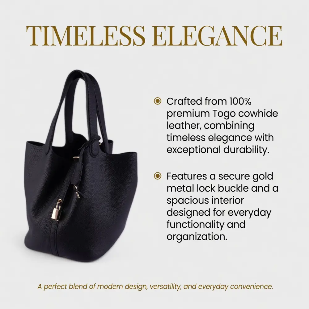 Shiori(L) - Black Premium cowhide leather Hobo Bag for women| spacious everyday handbag| durable & stylish ladies shoulder bag| Multi-purpose bag for work, travel, sopping - Image 4