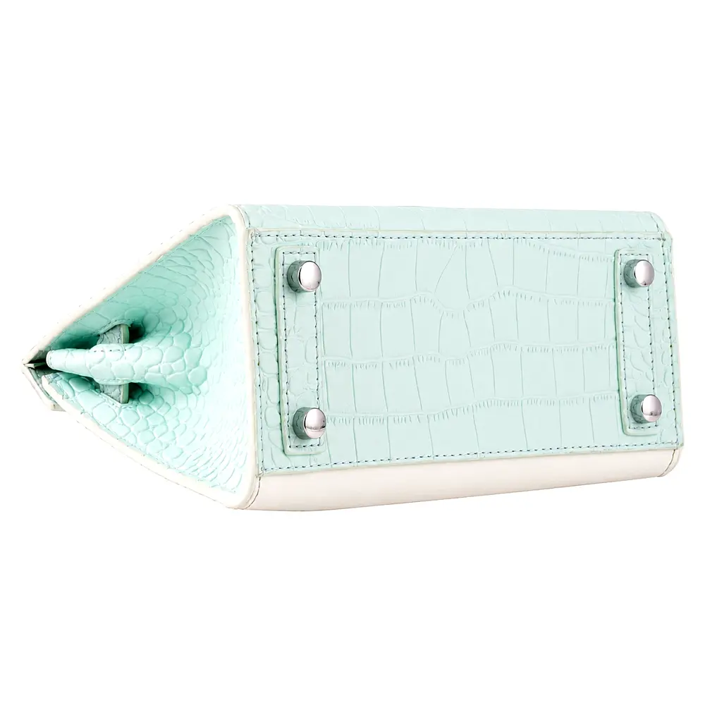 Kiara (S) - Mint Green Premium cowhide leather mini sling Bag for women| ladies everyday handbag| durable & stylish shoulder bag| Multi-purpose bag for work, travel, sopping - Image 7