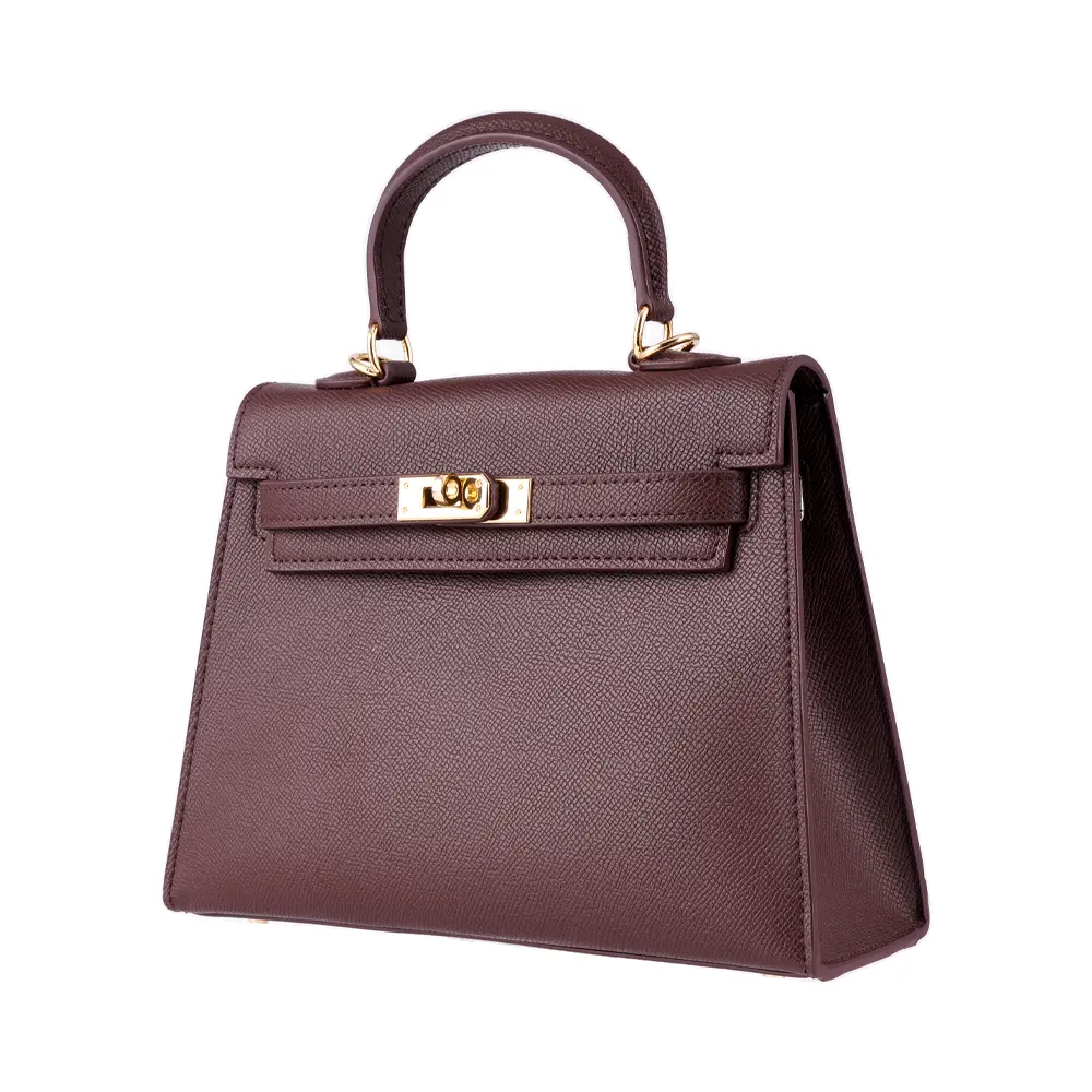 Meilin (S)- Dark Brown Premium cowhide leather mini crossbody Bag for women| everyday handbag| durable & stylish ladies shoulder bags| Multi-purpose bags for work, travel, sopping - Image 6