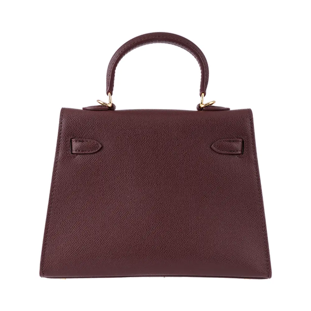 Meilin (S)- Dark Brown Premium cowhide leather mini crossbody Bag for women| everyday handbag| durable & stylish ladies shoulder bags| Multi-purpose bags for work, travel, sopping - Image 7