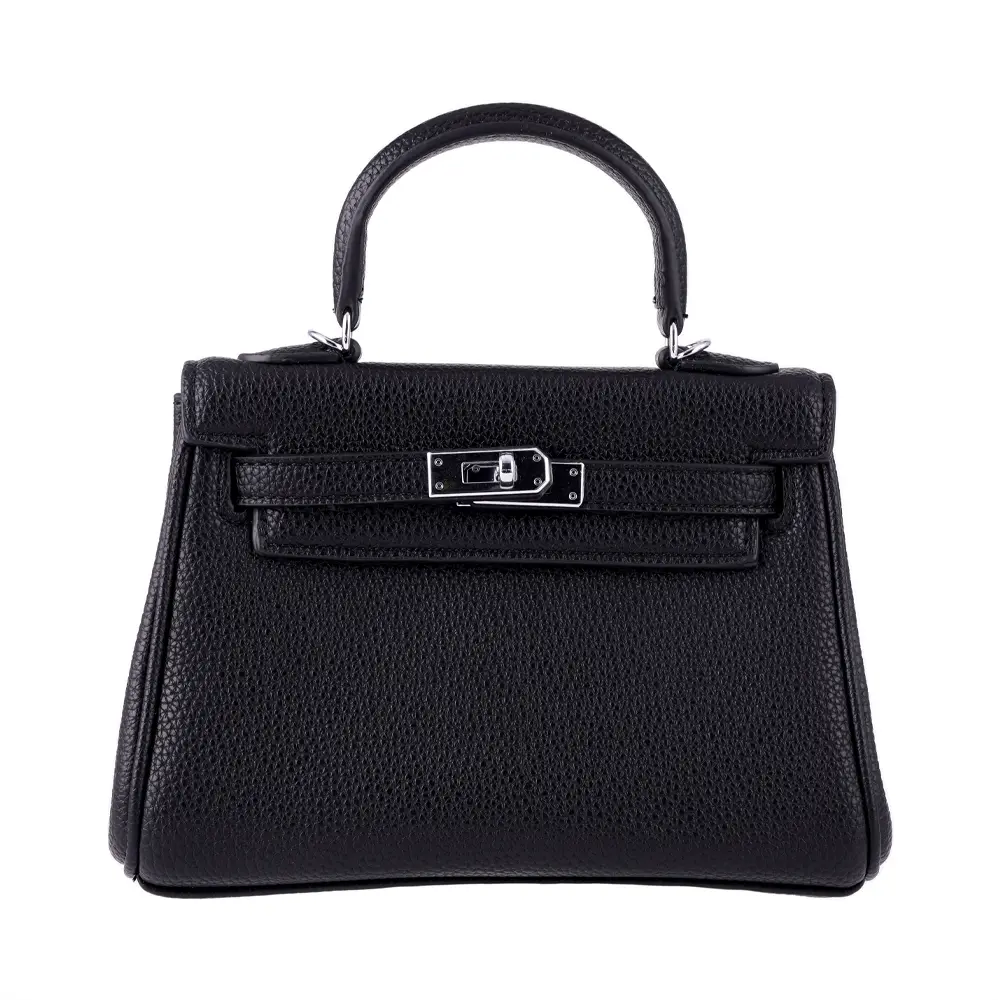 Meilin (S)- Black Premium cowhide leather mini crossbody Bag for women| everyday handbag| durable & stylish ladies shoulder bags| Multi-purpose bags for work, travel, sopping - Image 5