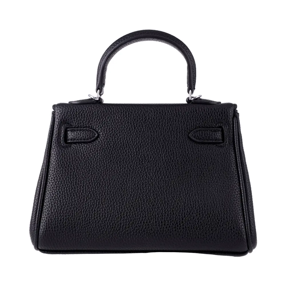 Meilin (S)- Black Premium cowhide leather mini crossbody Bag for women| everyday handbag| durable & stylish ladies shoulder bags| Multi-purpose bags for work, travel, sopping - Image 7