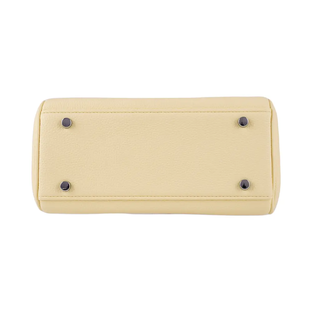 Meilin (M) - Citrus Yellow Premium cowhide leather crossbody Bag for women| everyday handbag| durable & stylish ladies shoulder bags| Multi-purpose bags for work, travel, sopping - Image 8