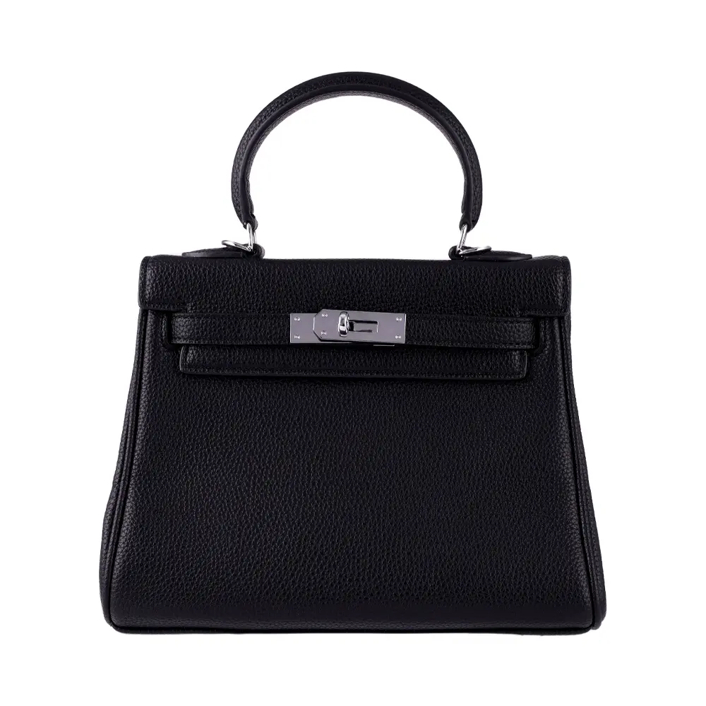 Meilin (M) - Black Premium cowhide leather crossbody Bag for women| everyday handbag| durable & stylish ladies shoulder bags| Multi-purpose bags for work, travel, sopping - Image 5