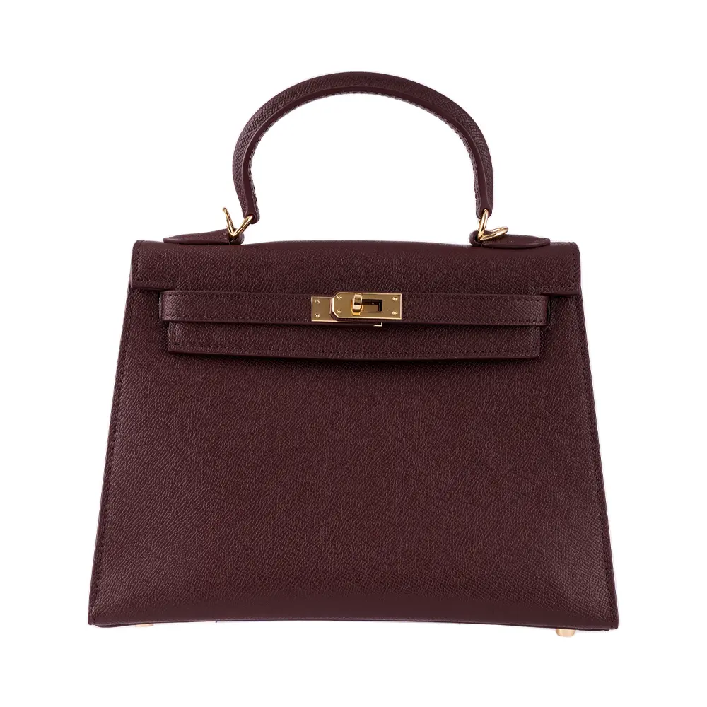 Meilin (M) - Dark Brown Premium cowhide leather crossbody Bag for women| everyday handbag| durable & stylish ladies shoulder bags| Multi-purpose bags for work, travel, sopping - Image 5