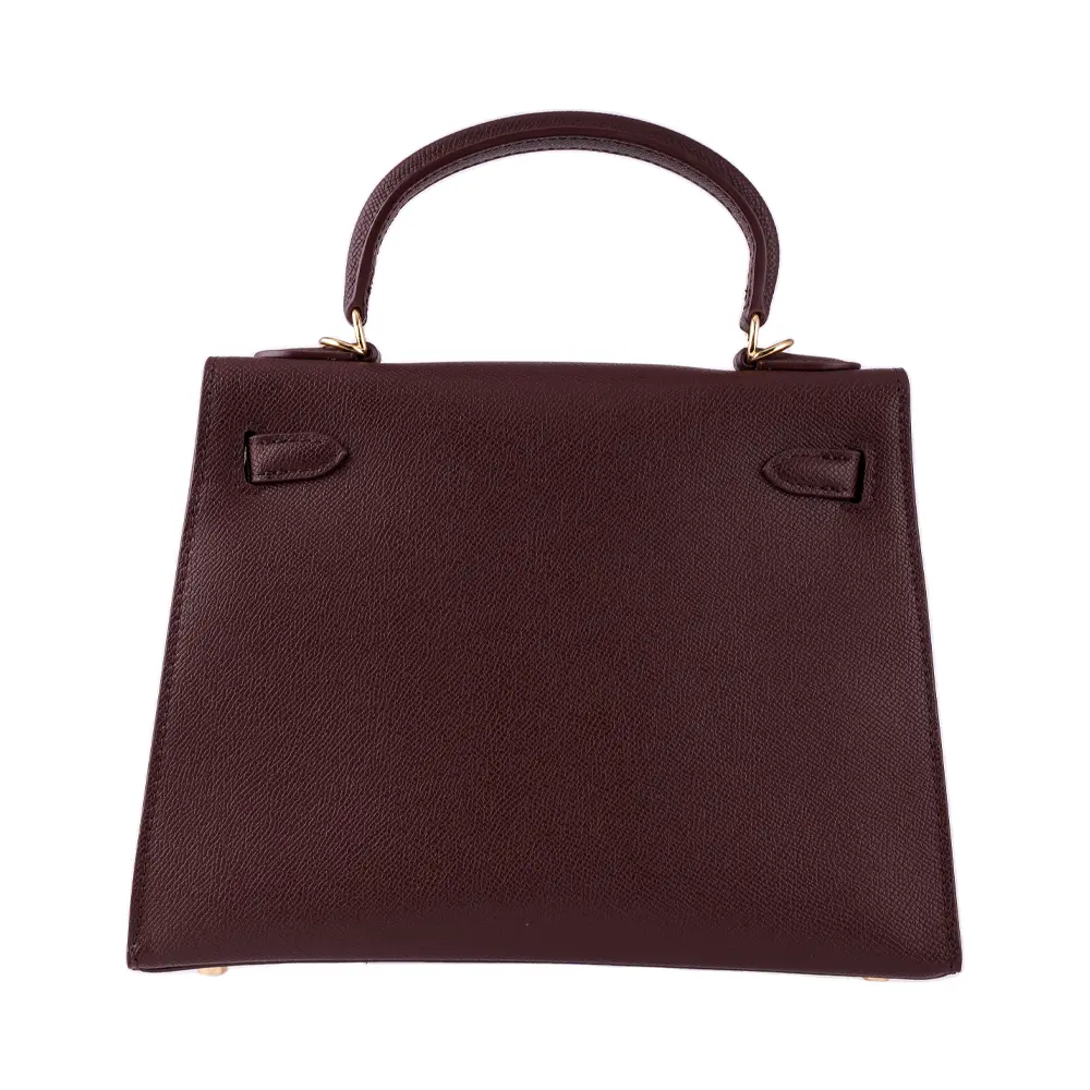Meilin (M) - Dark Brown Premium cowhide leather crossbody Bag for women| everyday handbag| durable & stylish ladies shoulder bags| Multi-purpose bags for work, travel, sopping - Image 7
