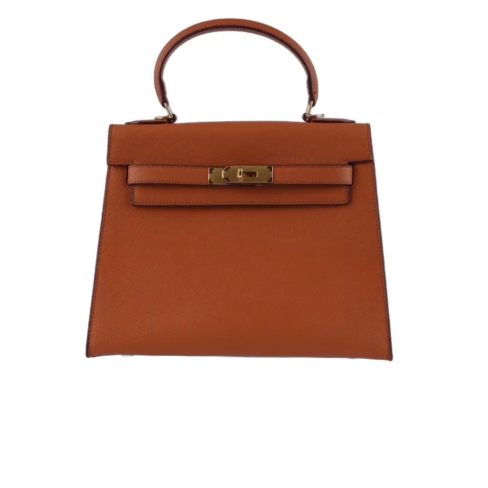 Meilin (M) - Tan Premium cowhide leather crossbody Bag for women| everyday handbag| durable & stylish ladies shoulder bags| Multi-purpose bags for work, travel, sopping - Image 4