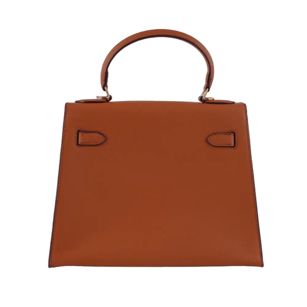 Meilin (M) - Tan Premium cowhide leather crossbody Bag for women| everyday handbag| durable & stylish ladies shoulder bags| Multi-purpose bags for work, travel, sopping - Image 8