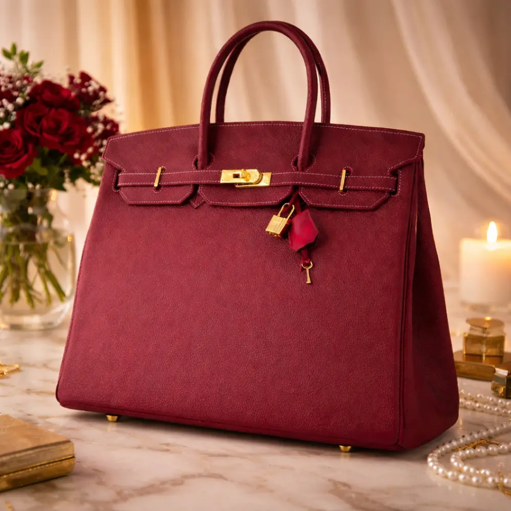 Tammara's Wine Red Premiun cowhide leather satchel Bag for women|Spacious everyday handbag| durable & stylish tote bags| Multi-purpose bags for work, travel, sopping - Image 2