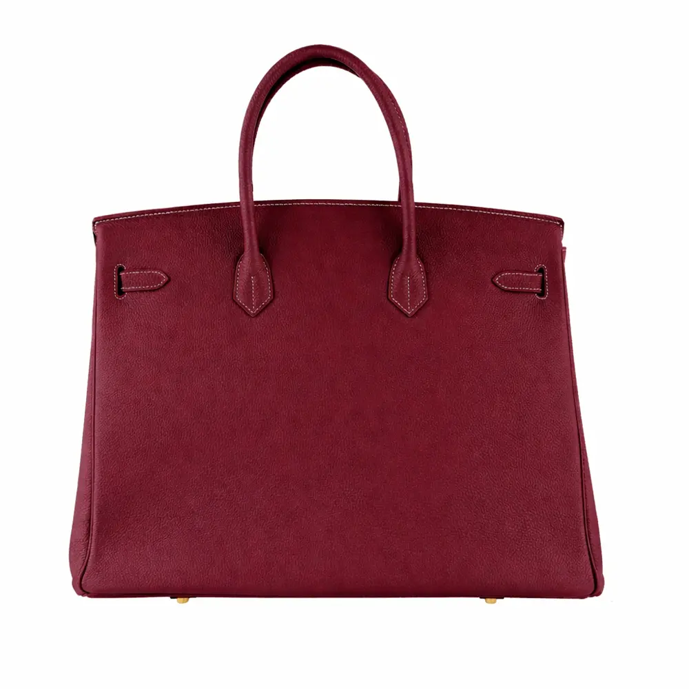 Tammara's Wine Red Premiun cowhide leather satchel Bag for women|Spacious everyday handbag| durable & stylish tote bags| Multi-purpose bags for work, travel, sopping - Image 7