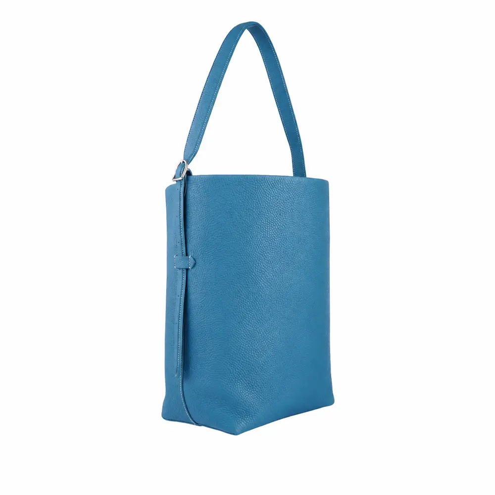 Naira - Teal Blue Premium cowhide leather Tote Bag for women|Spacious everyday handbag| durable & stylish ladies shoulder bags| Multi-purpose bags for work, travel, sopping. - Image 5
