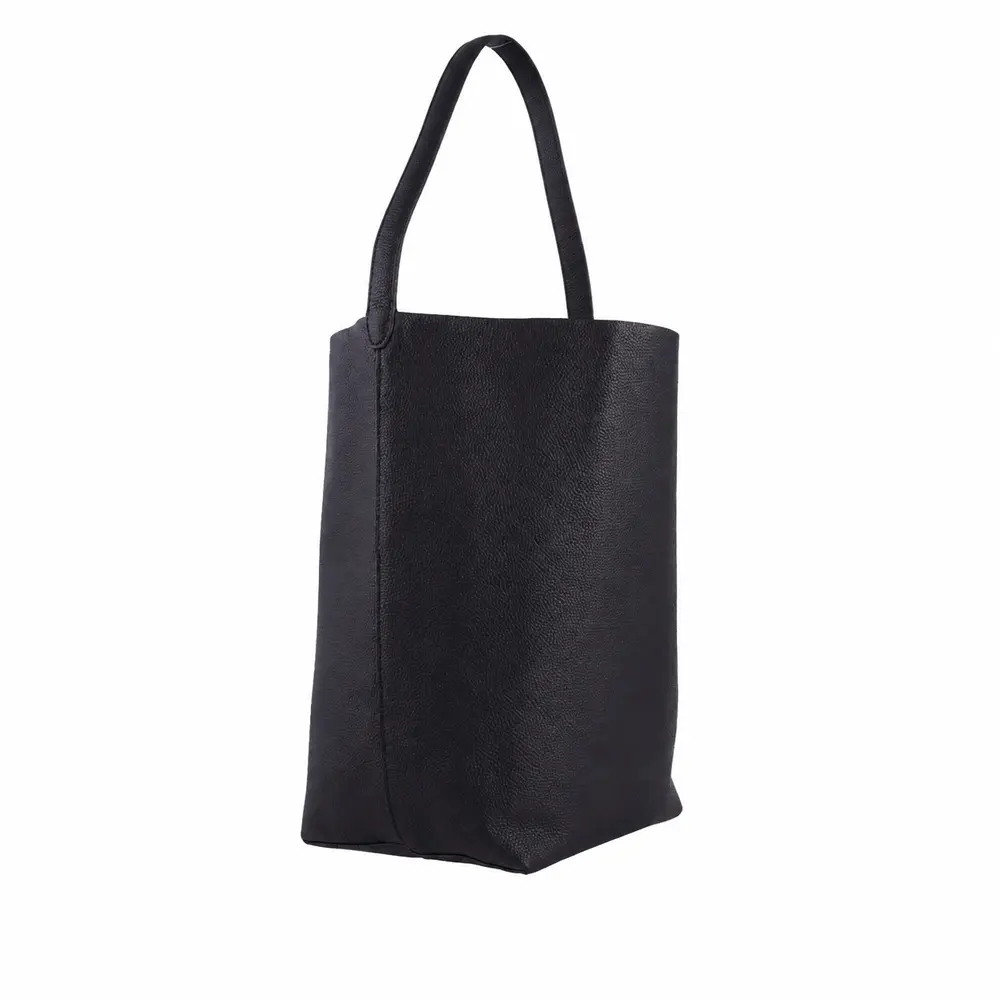Naira - Black Premium cowhide leather Tote Bag for women|Spacious everyday handbag| durable & stylish ladies shoulder bags| Multi-purpose bags for work, travel, sopping. - Image 5