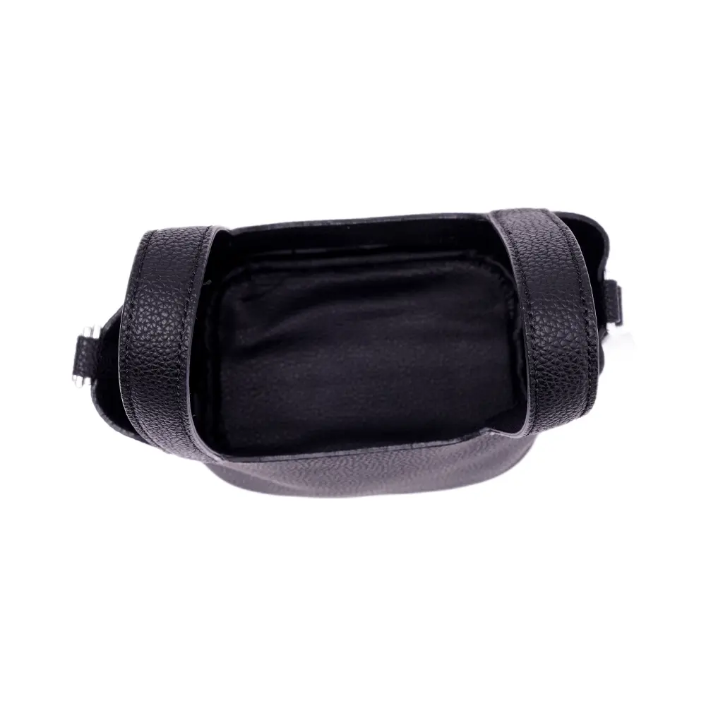 Bansuri (S) Black Premium cowhide leather mini bucket Bag for women| ladies everyday handbag| durable & stylish bag| Multi-purpose bag for work, travel, sopping - Image 6