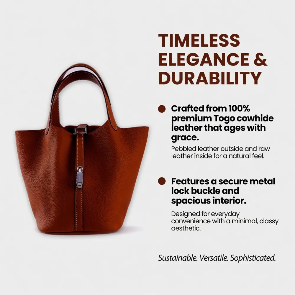 Shiori(M) - Tan Premium cowhide leather Hobo Bag for women| spacious everyday handbag| durable & stylish ladies shoulder bag| Multi-purpose bag for work, travel, sopping - Image 4