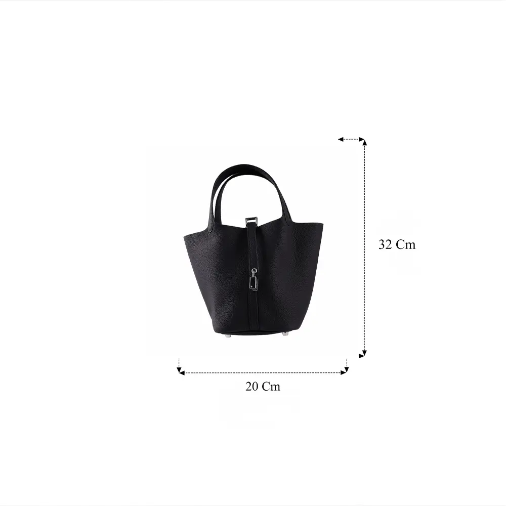 Shiori(M) - Black Premium cowhide leather Hobo Bag for women| spacious everyday handbag| durable & stylish ladies shoulder bag| Multi-purpose bag for work, travel, sopping - Image 3
