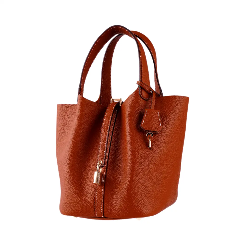 Shiori(L) - Tan Premium cowhide leather Hobo Bag for women| spacious everyday handbag| durable & stylish ladies shoulder bag| Multi-purpose bag for work, travel, sopping - Image 5